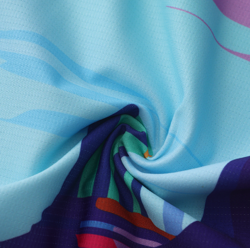 Unisex Printed Cycling Jersey-Blue