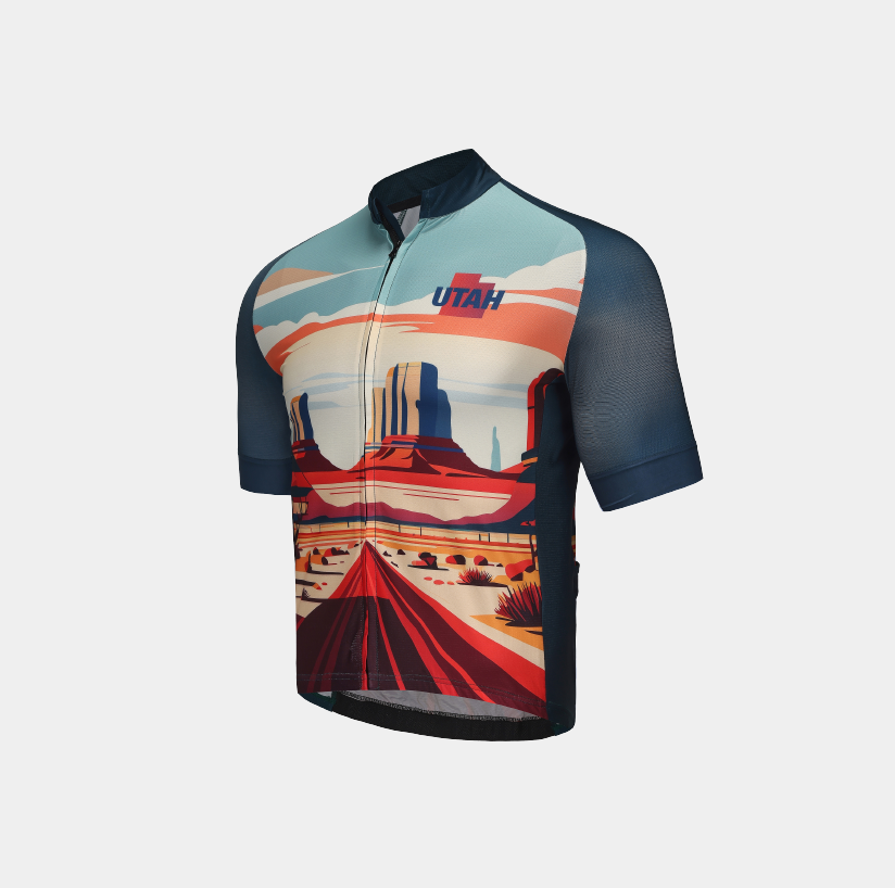Unisex Cycling Jersey-Natural