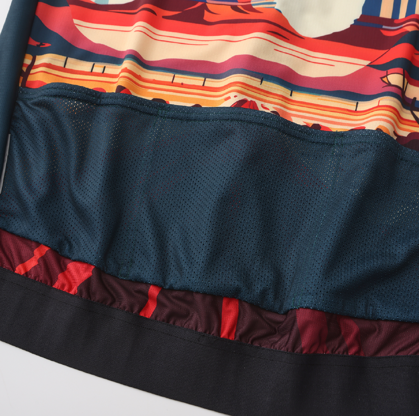 Unisex Cycling Jersey-Natural