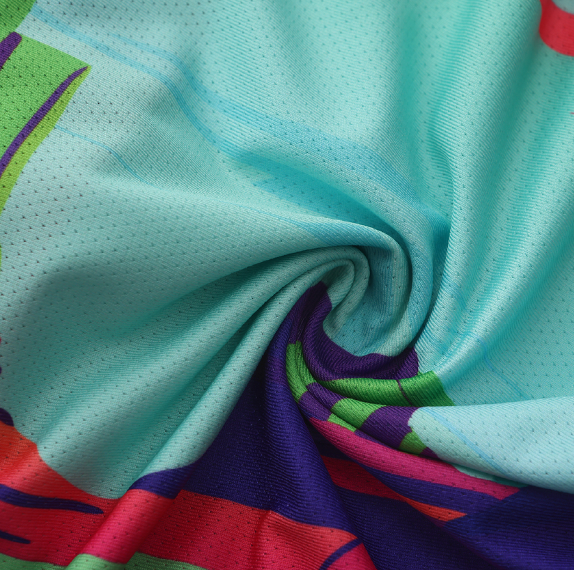 Unisex Printed Cycling Jersey-Bright