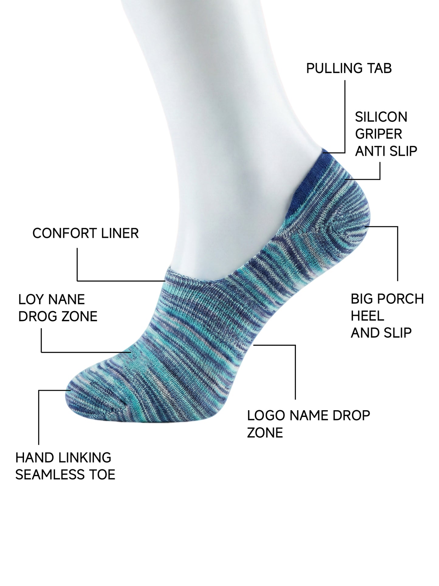 Low Cut No Show Socks