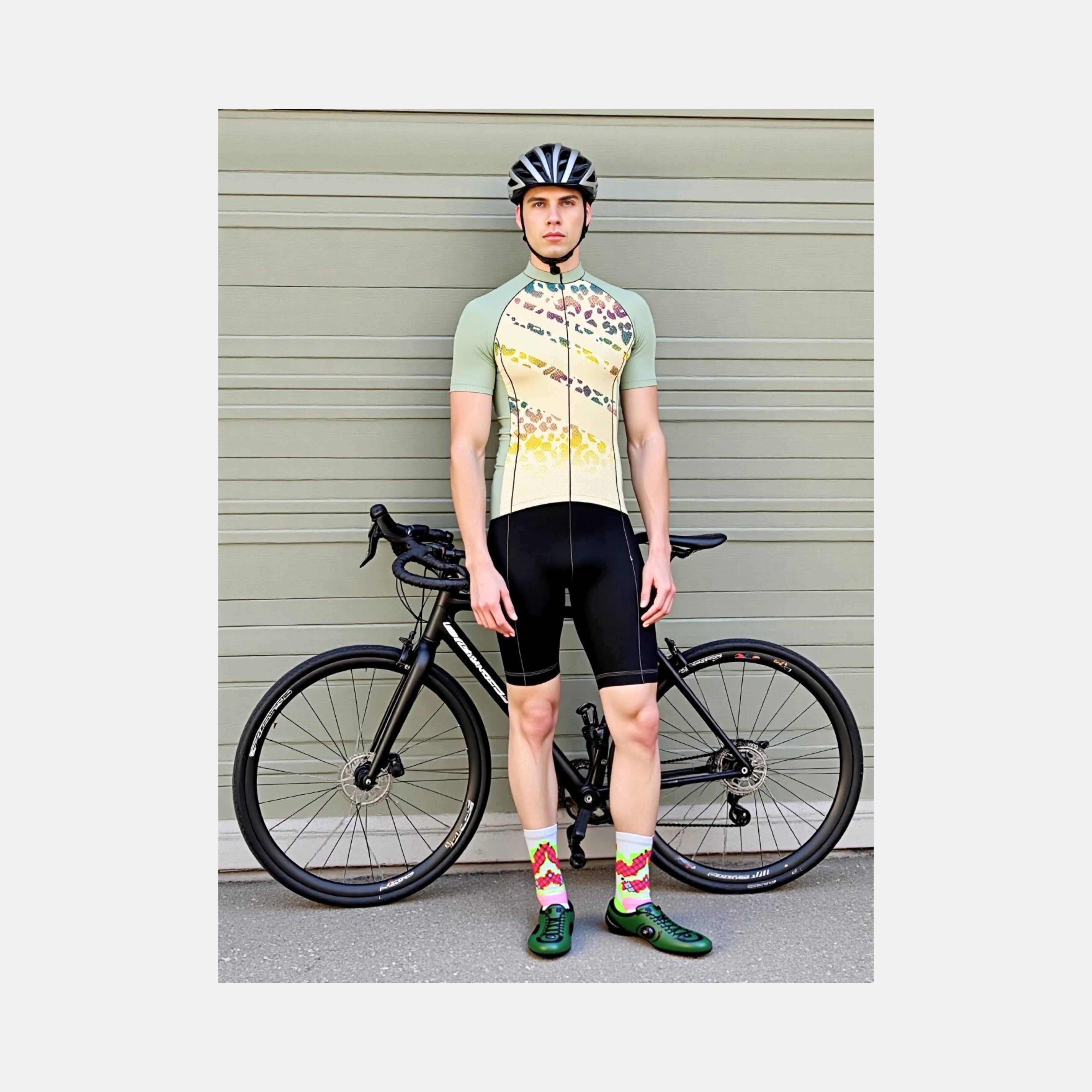 Printed Cycling Jersey