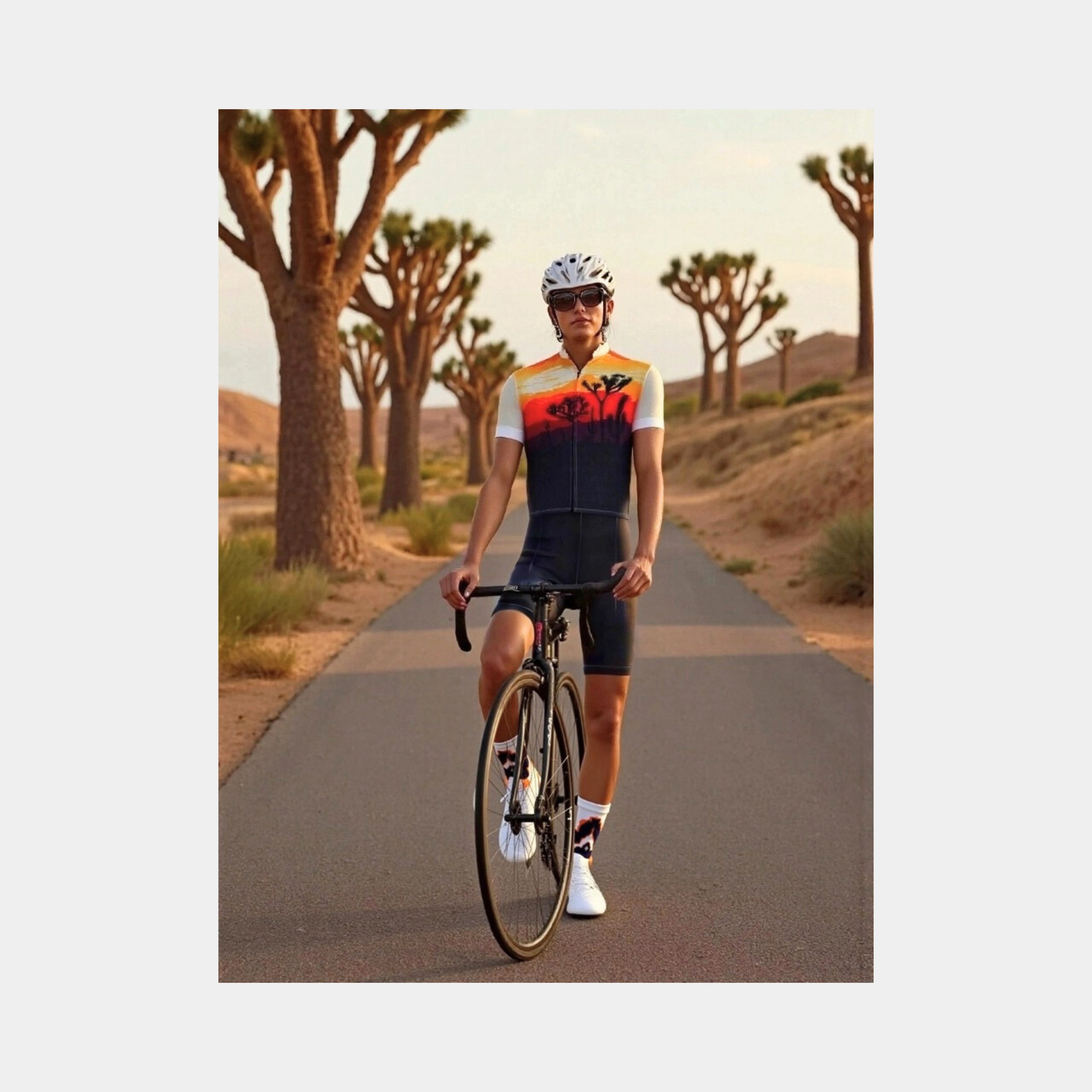 Printed Cycling Jersey