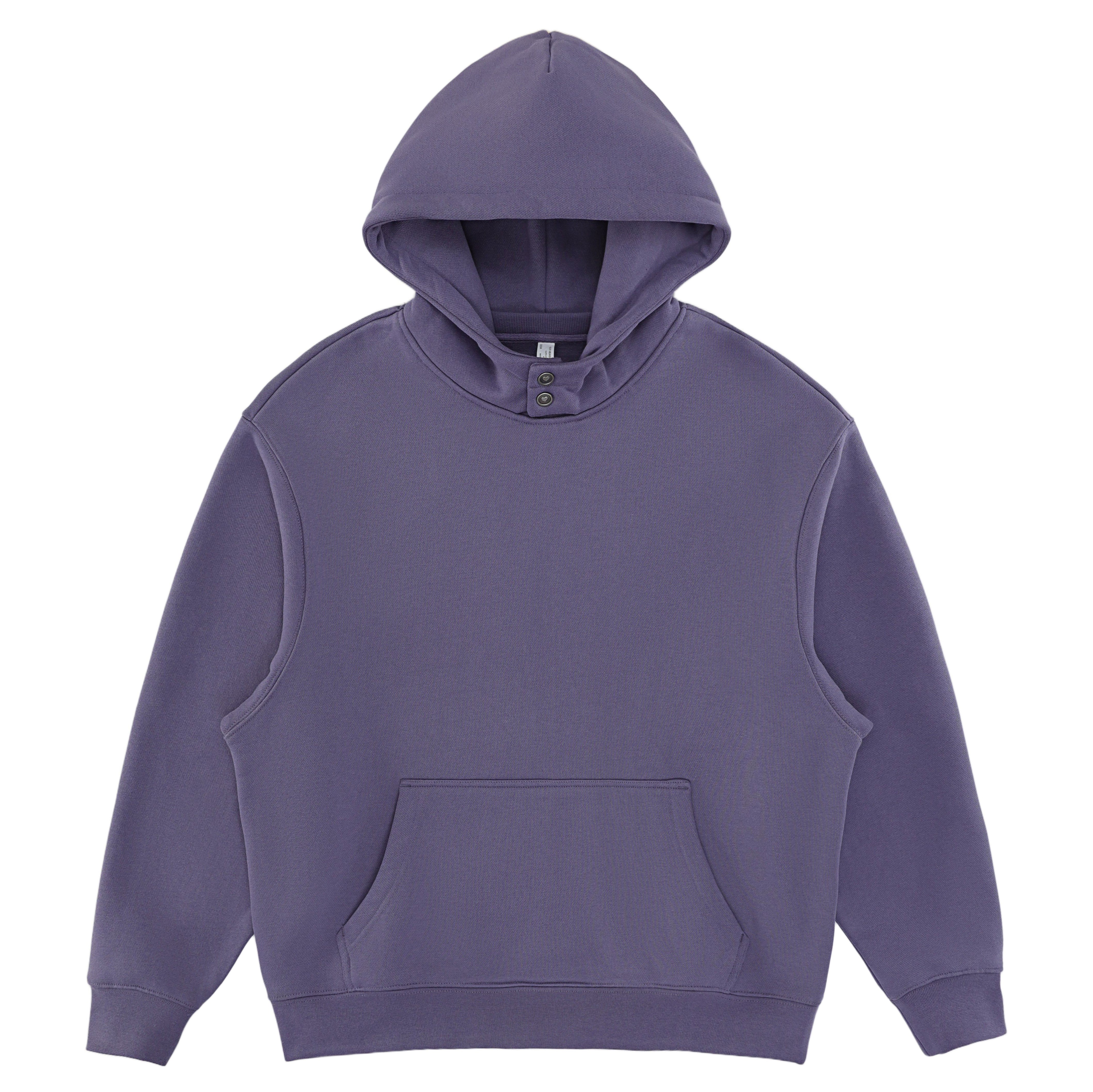 Double-Button Hooded Sweatshirt 510gsm
