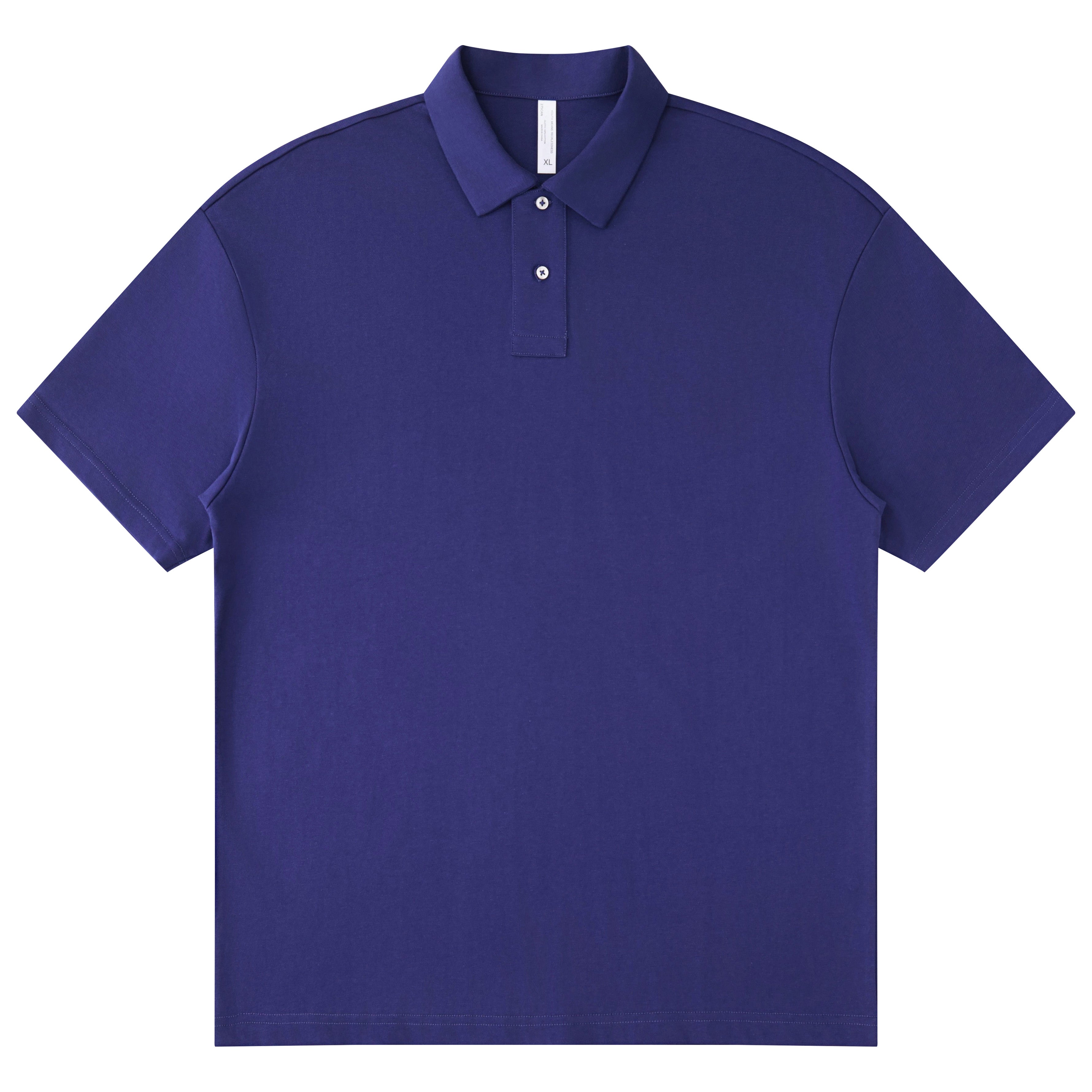 Cotton Loose Fit Polo T-shirt 275gsm