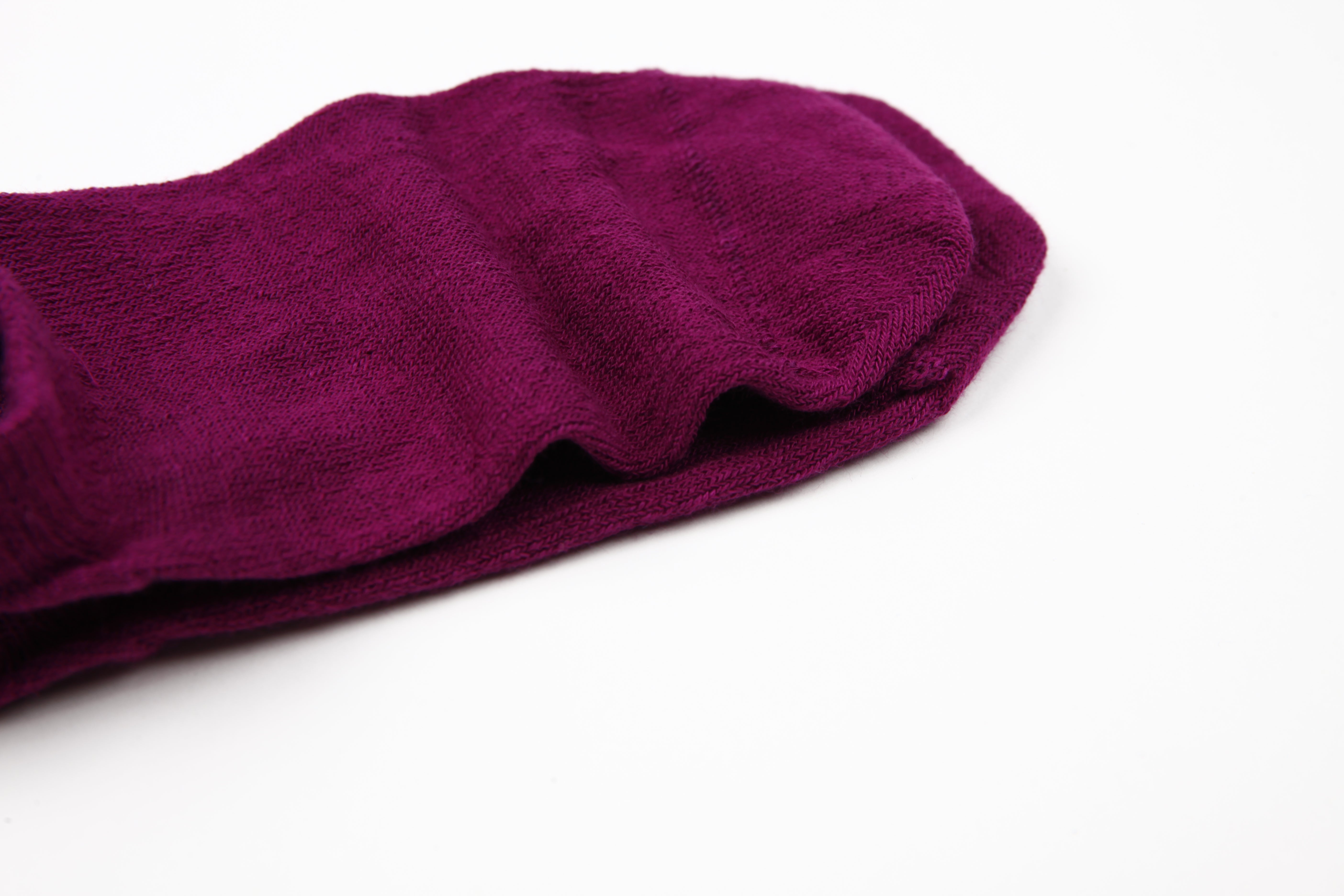 No Show Liner Socks - 6 Pairs Pack- PLUM