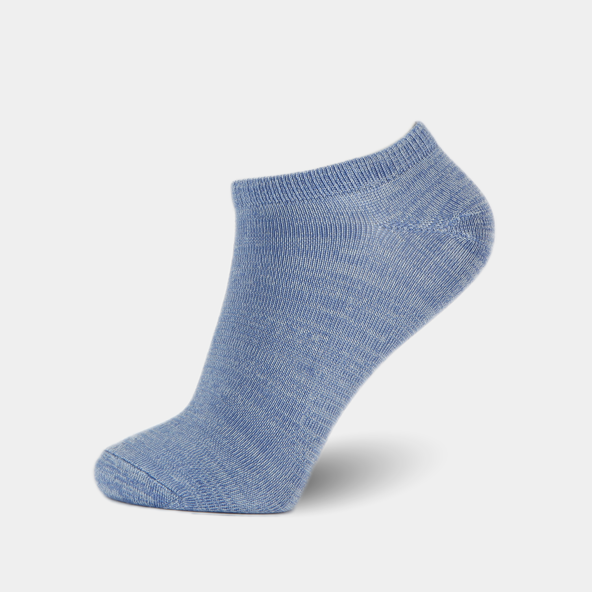 no show blue sock