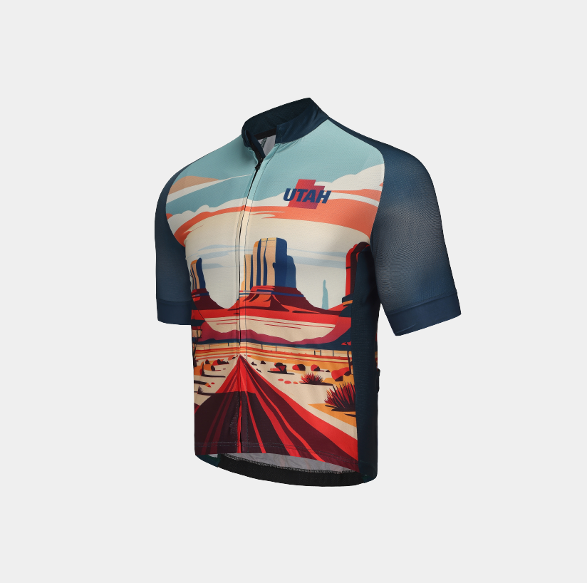 Men's Cycling Jersey-Natural