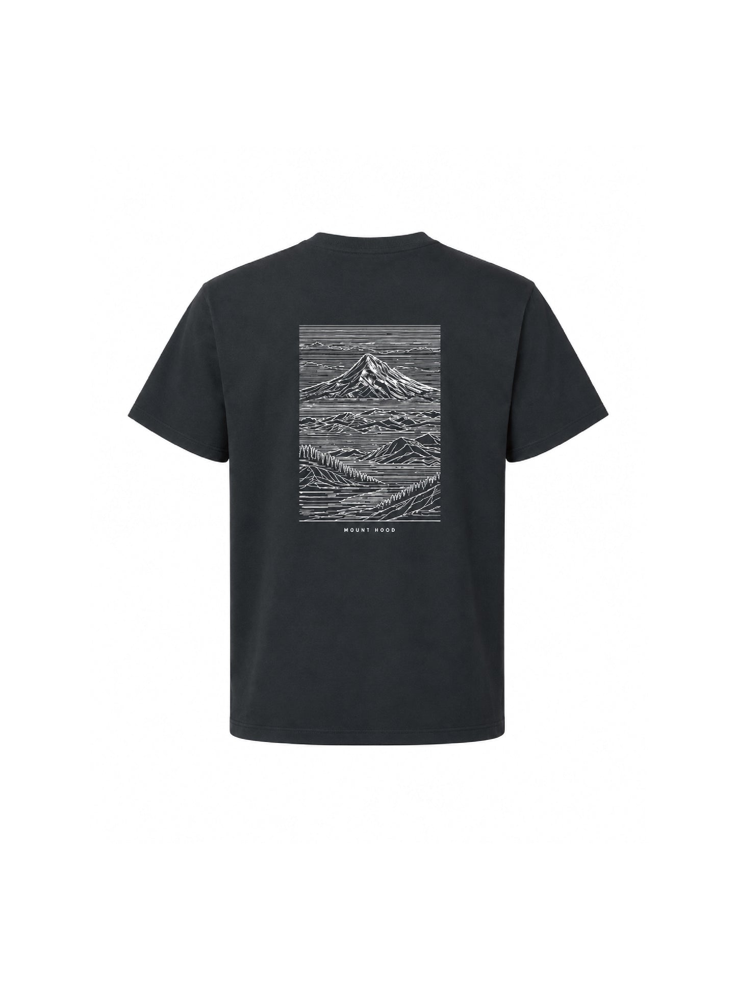 Contour Mountains - Men's Kool Wool Short Sleeve T-Shirt