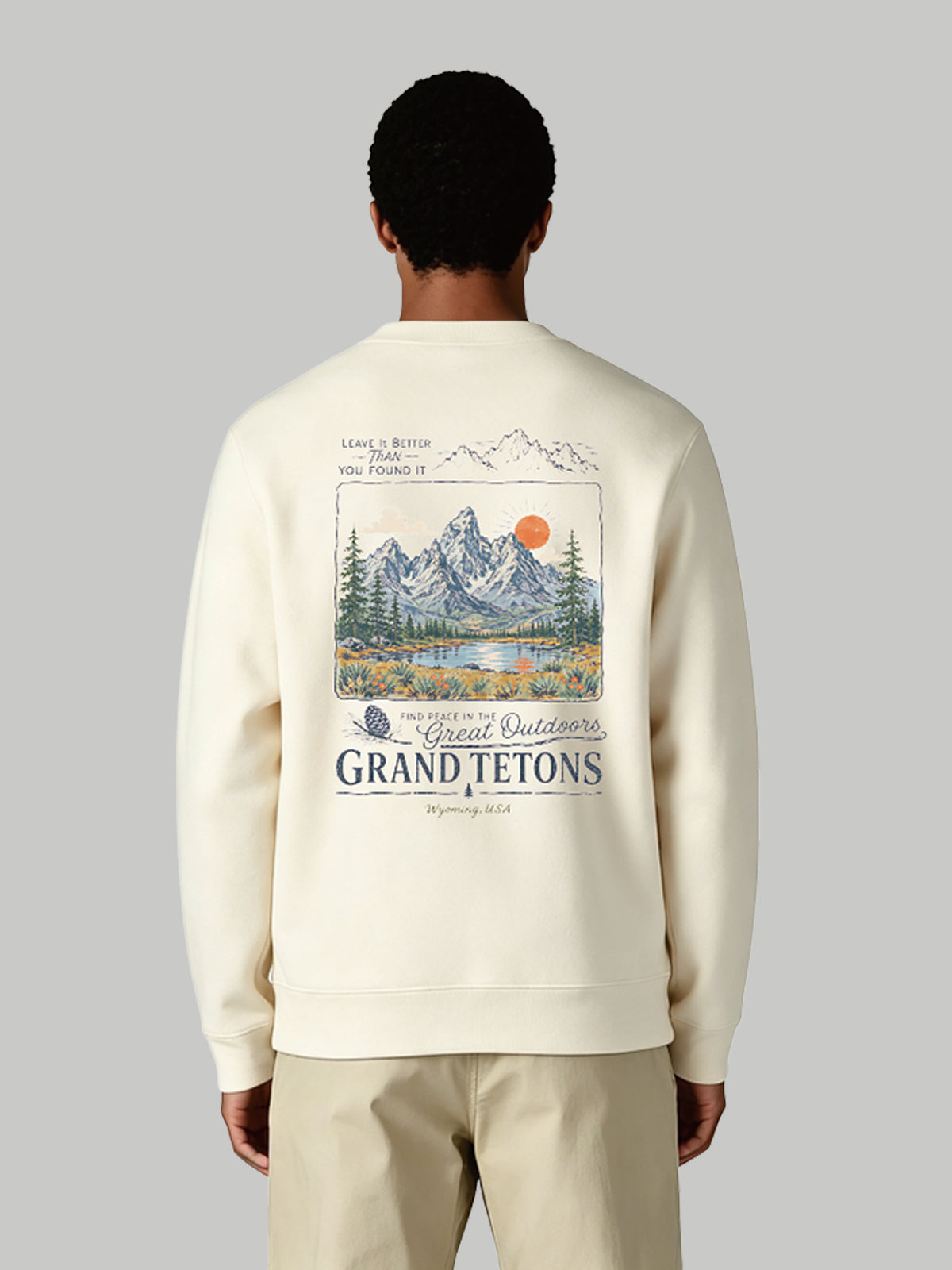 Illustration Postcard Series Sweatshirt