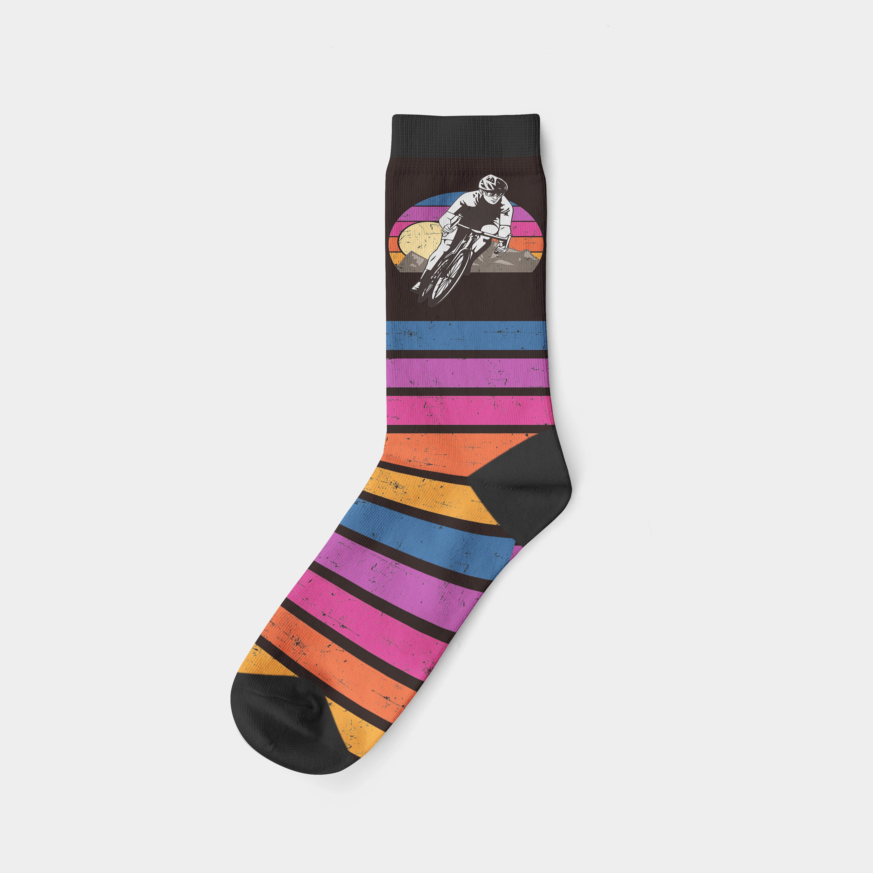 Sunset Rider Crew Sock (7")