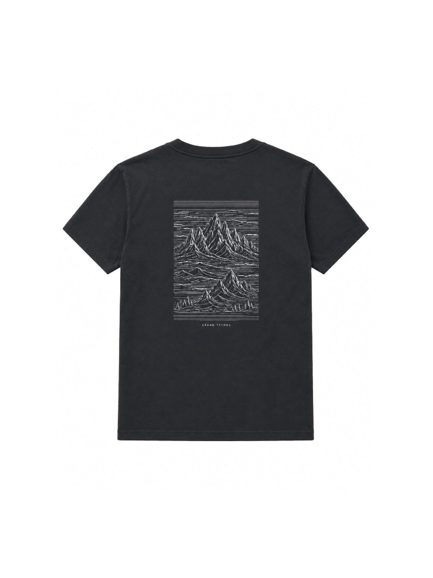 Contour Mountains - Men's Kool Wool Short Sleeve T-Shirt