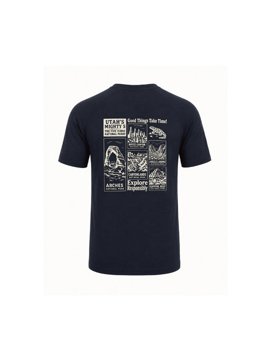 Utah’s Mighty Five - Men's Kool Wool Short Sleeve T-Shirt
