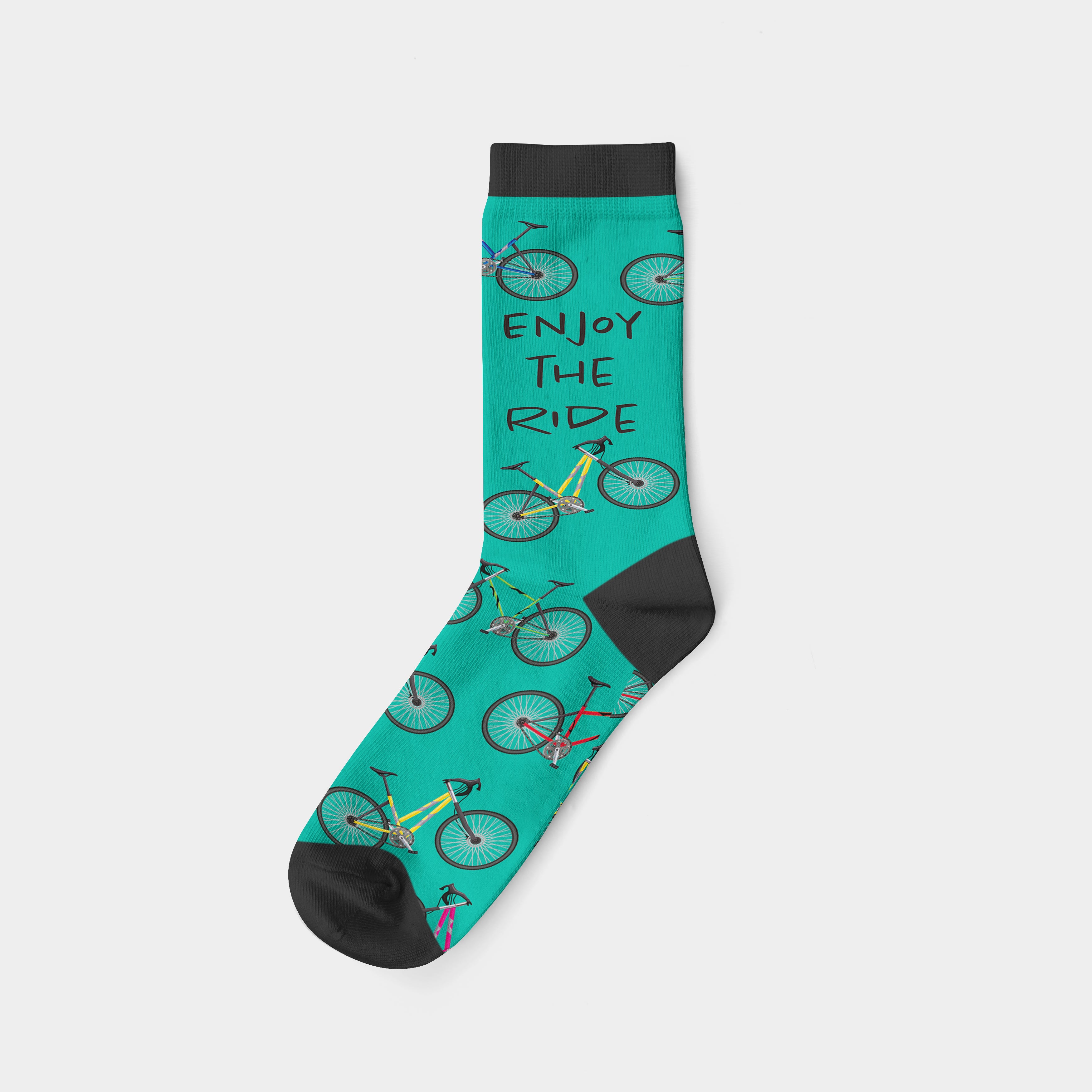 Enjoy the Ride Crew Socks (7")