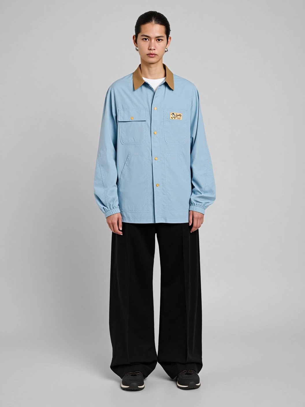 Outdoor Series - Color-Block Packable Sun Protection Button Up