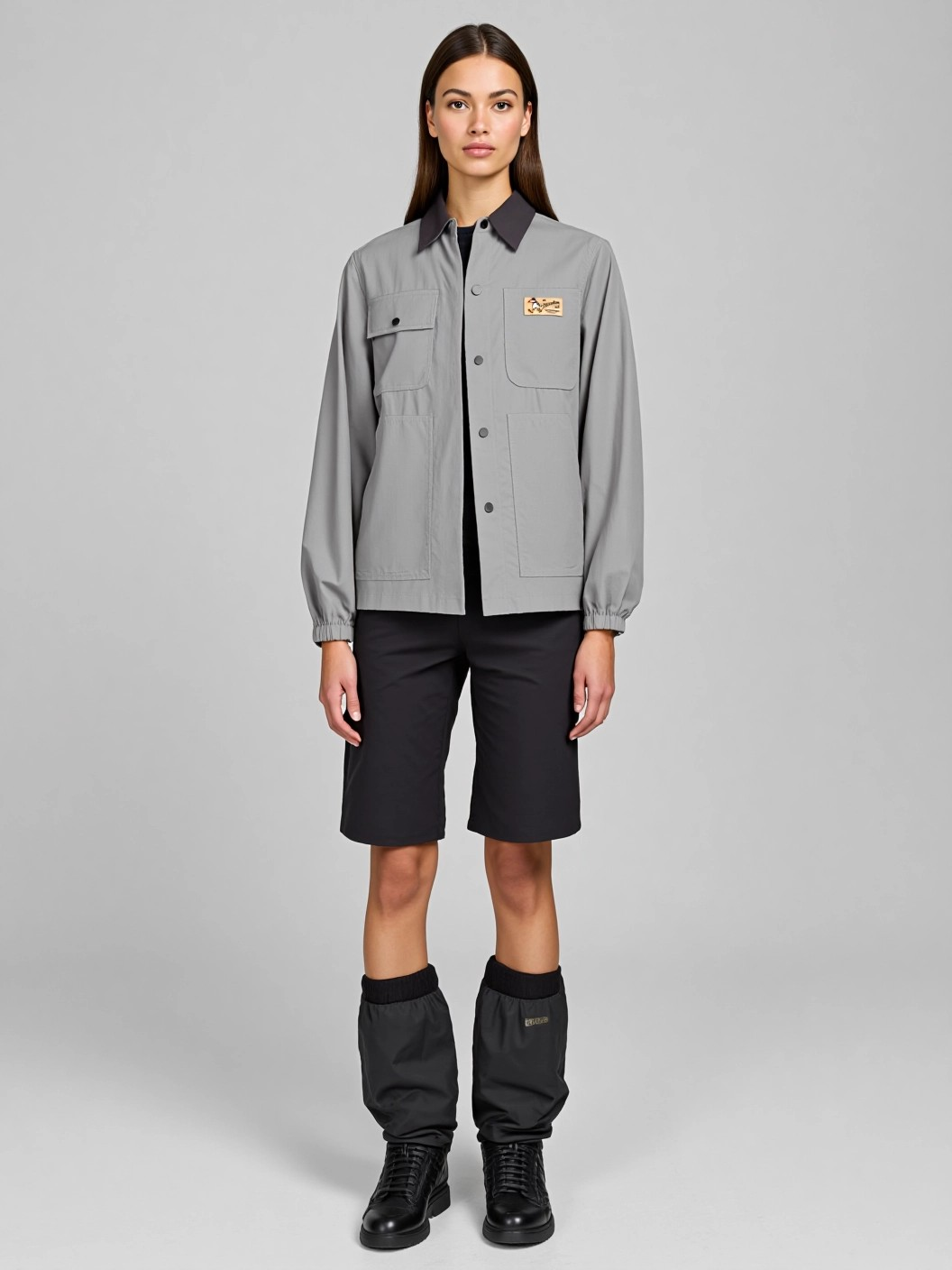 Outdoor Series - Color-Block Packable Sun Protection Button Up