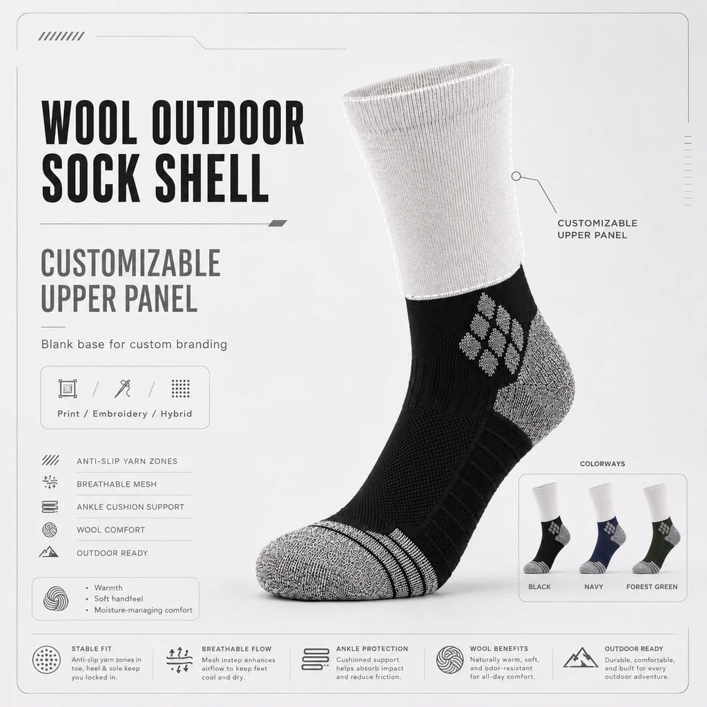 Custom Wool Ourdoor Socks