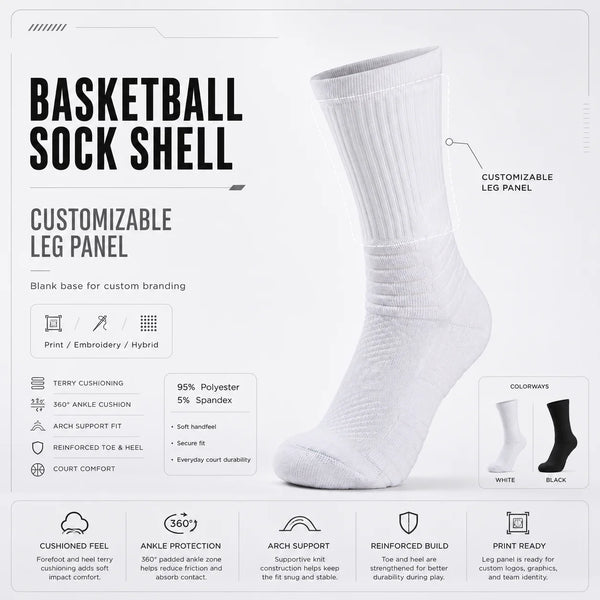 Custom Logo Basketball Socks