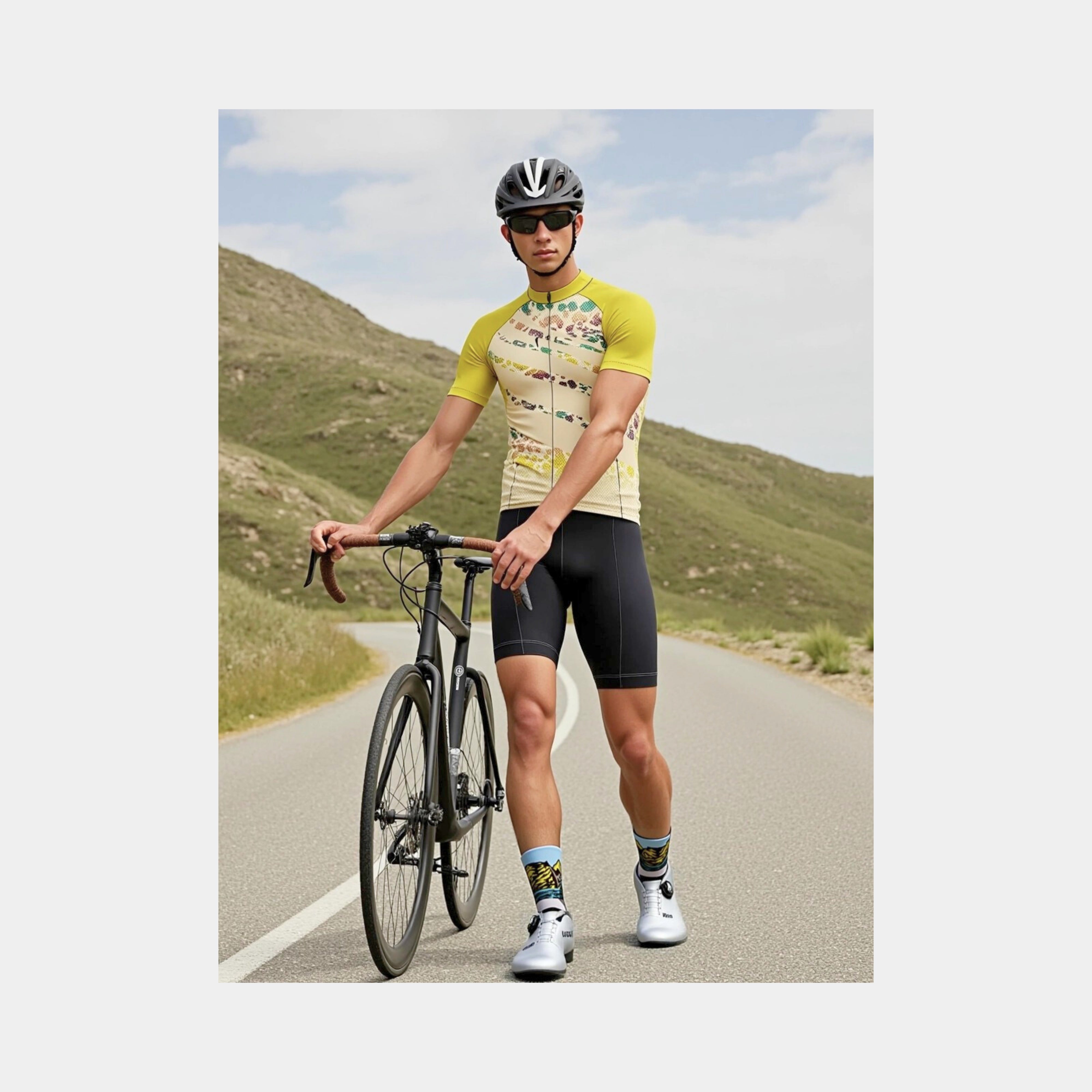 Printed Cycling Jersey