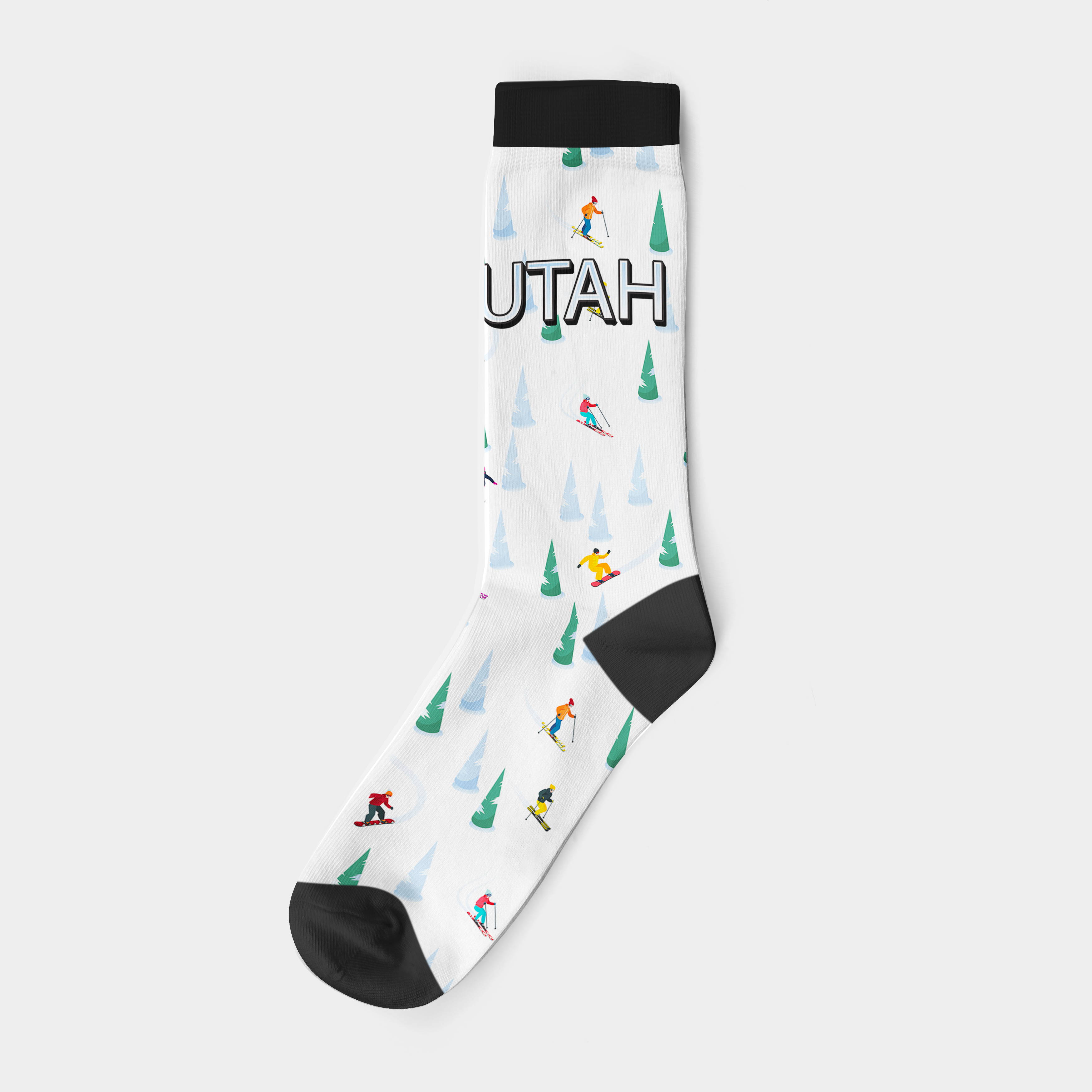 Utah Crew Socks(9")