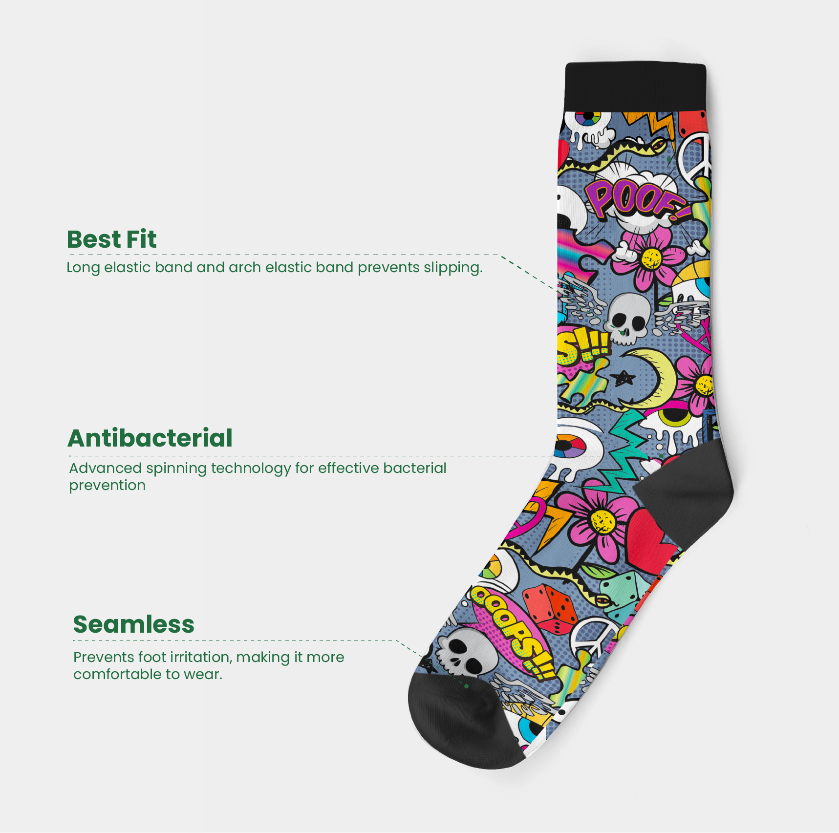 Coexist Crew Sock (9")