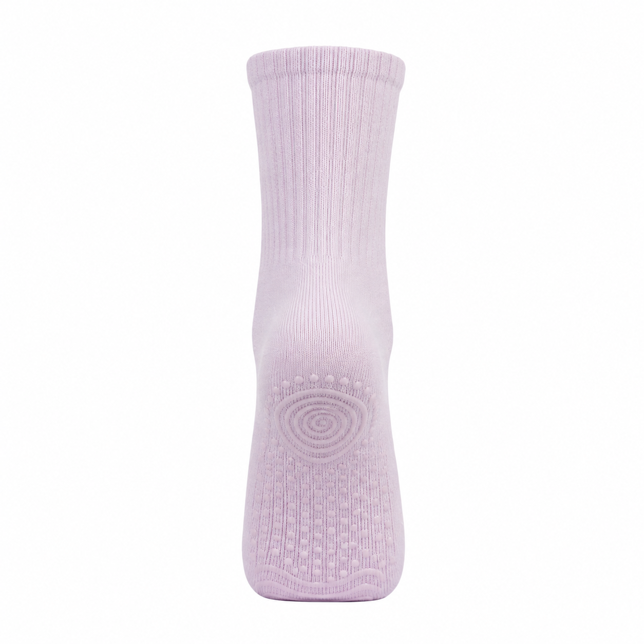 Women's Crew Length Non-Slip Grip Yoga Socks for Pilates Barre