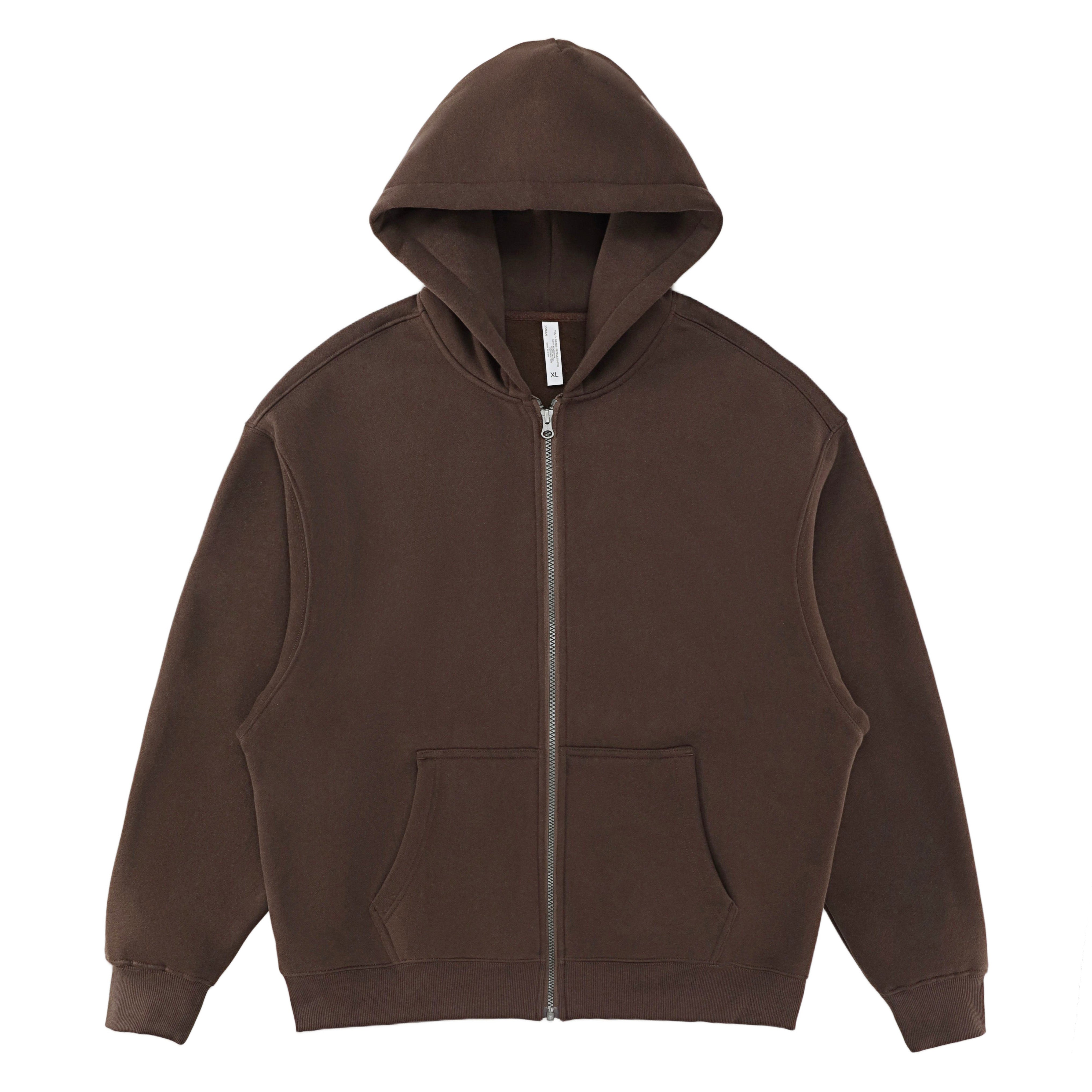 Zip-Up Plush Hoodie 350gsm