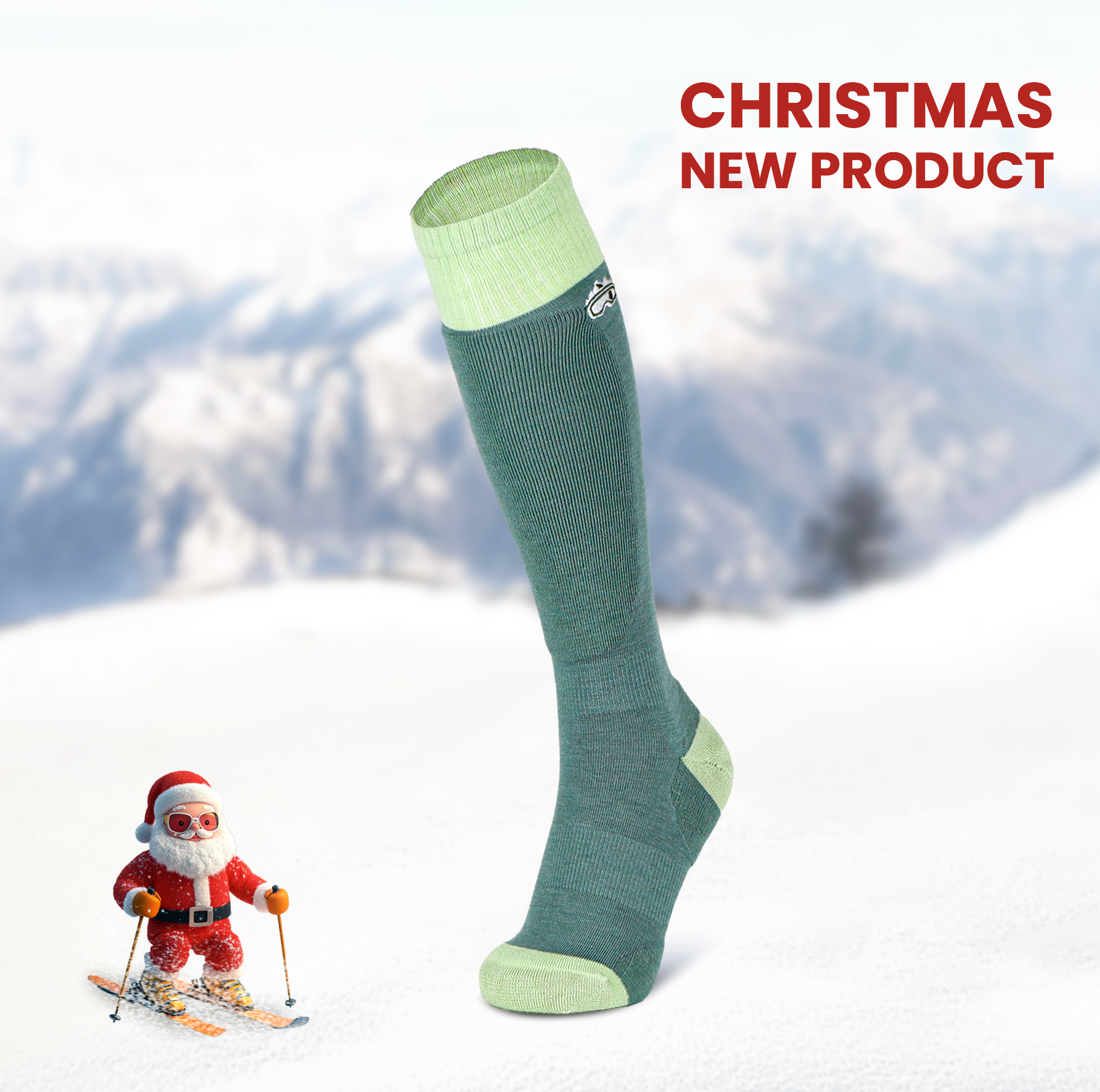 Knee High Skiing Sock