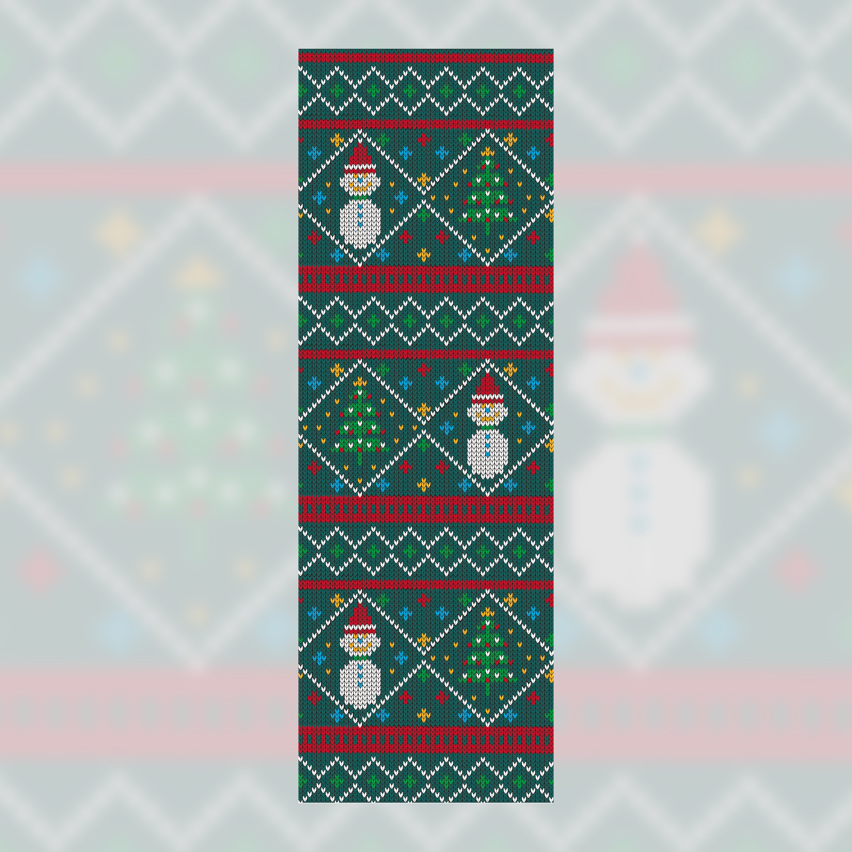 Christmas Sweater Crew Sock (9")