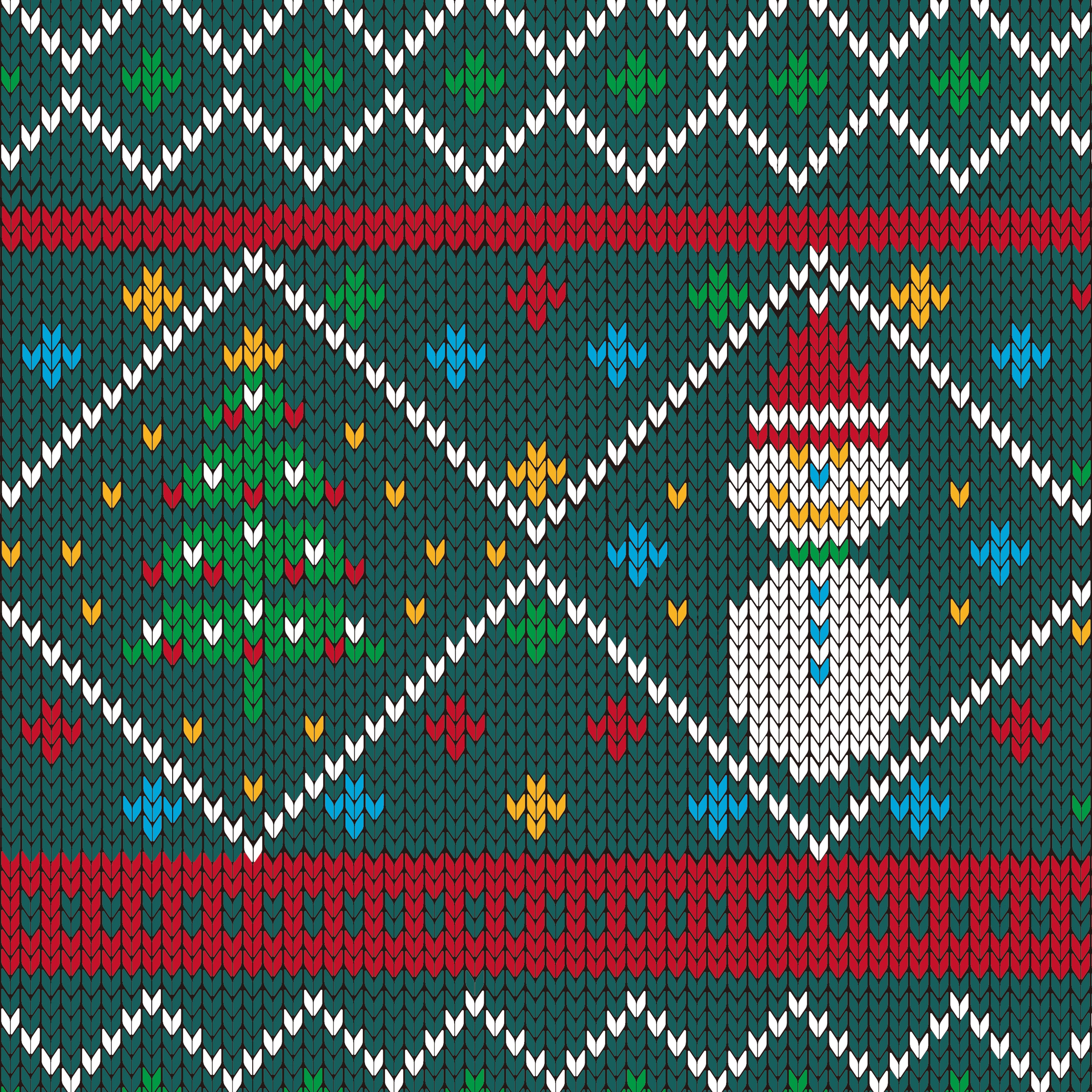 Christmas Sweater Crew Sock (9")