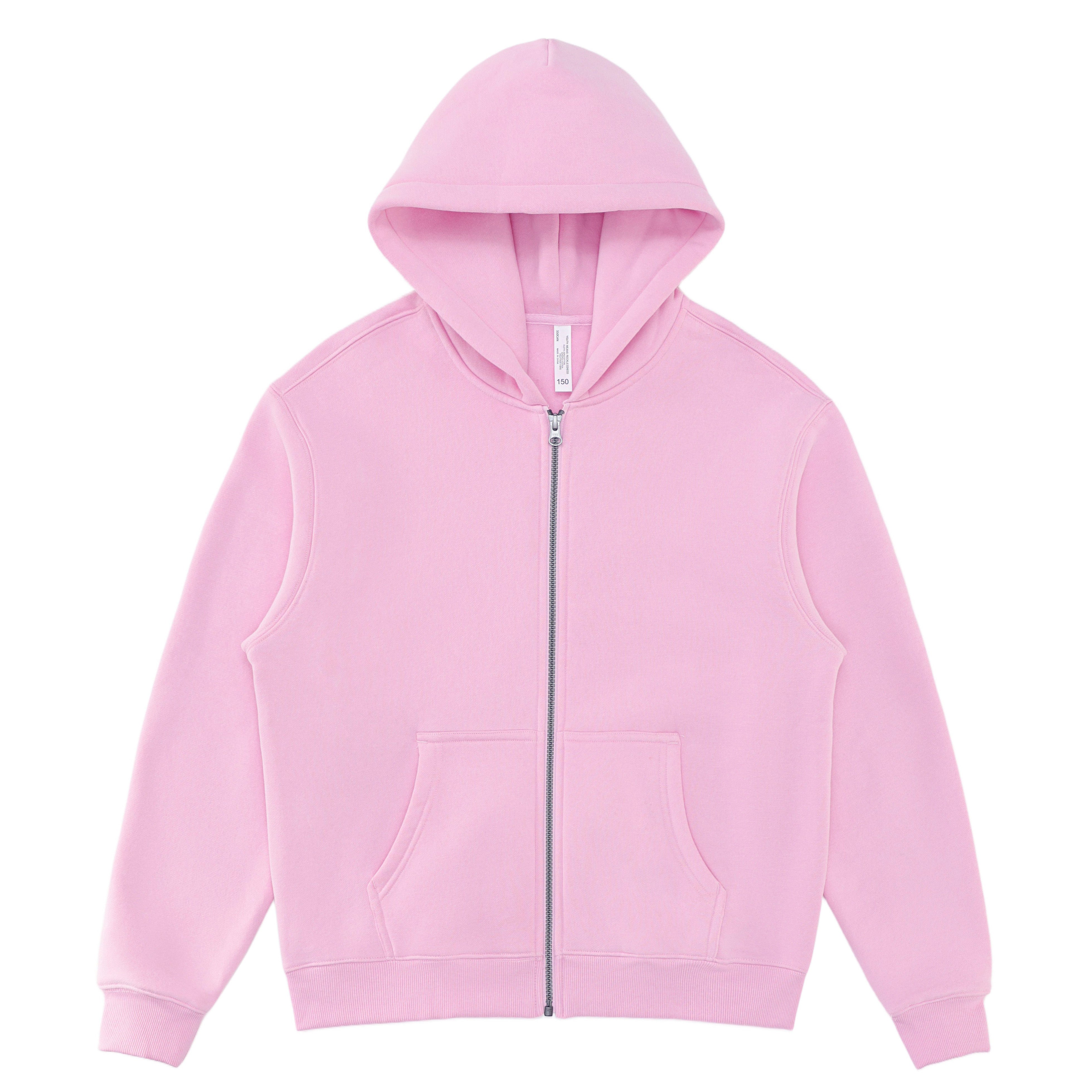Zip-Up Plush Hoodie 350gsm