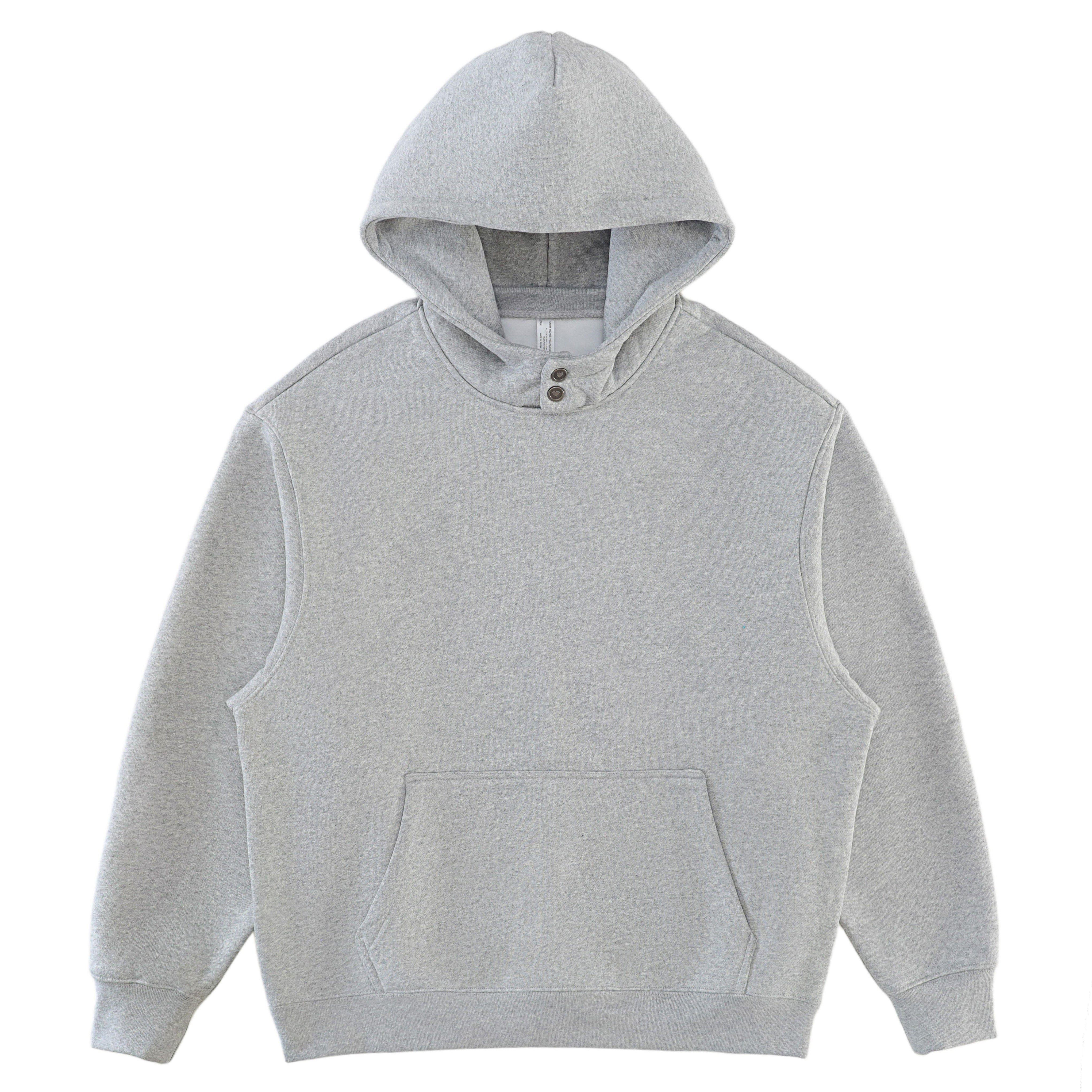 Double-Button Hooded Sweatshirt 510gsm