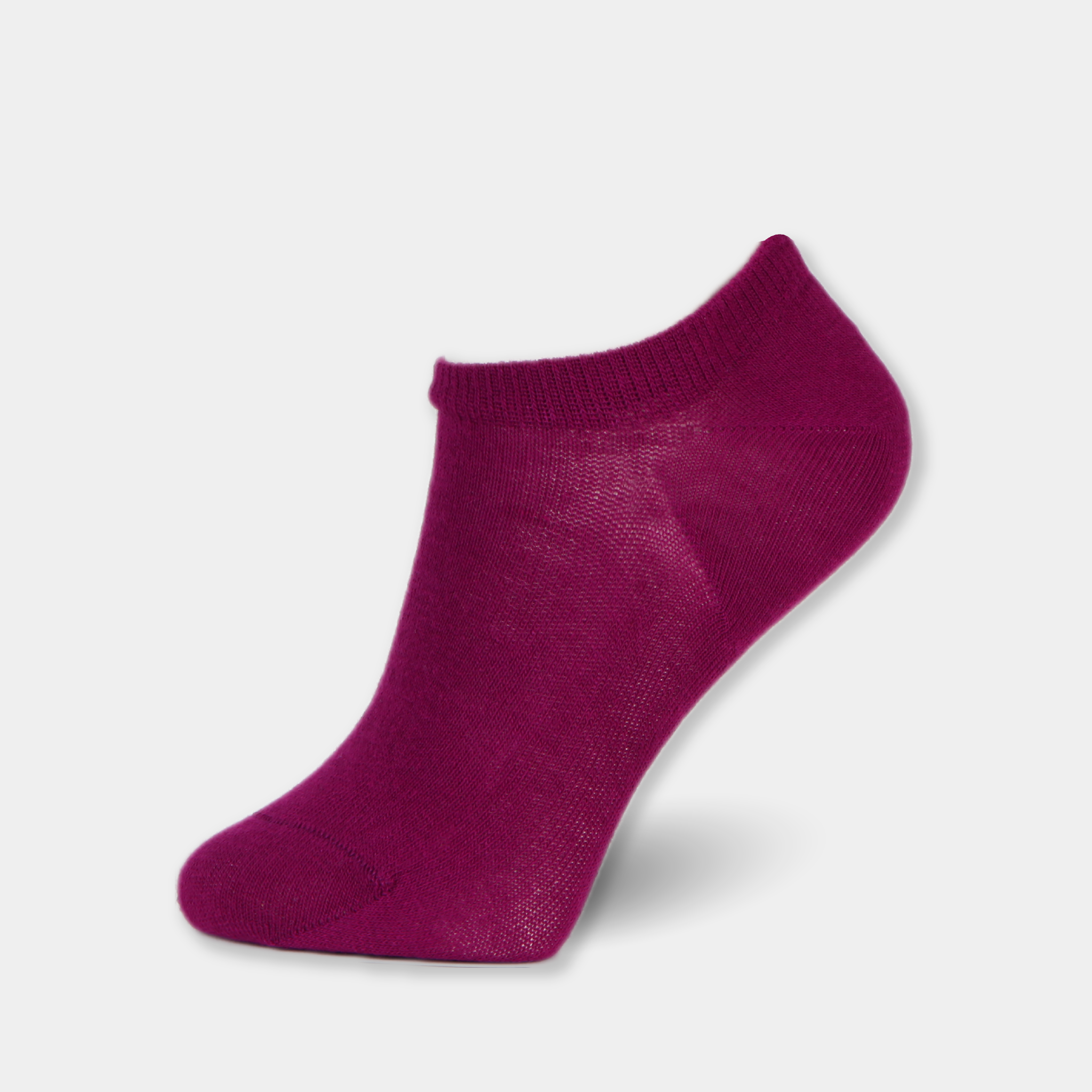No Show Liner Socks - 6 Pairs Pack- PLUM