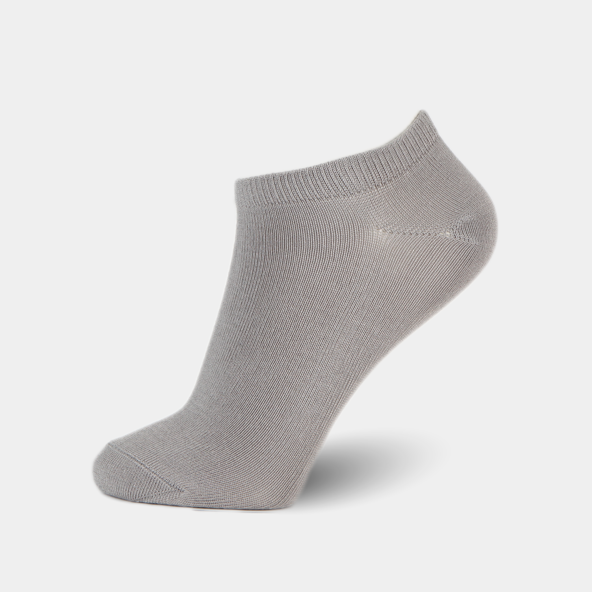 gray no show sock