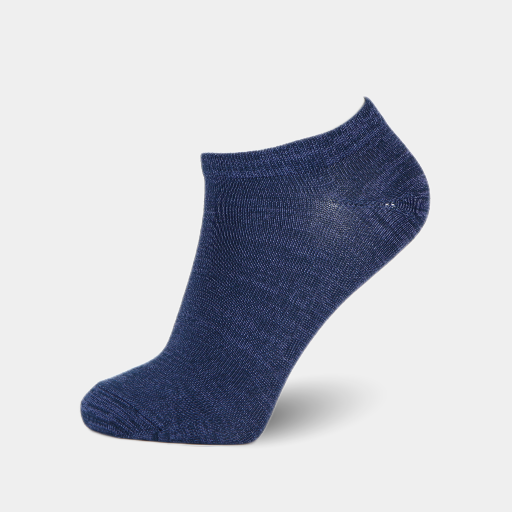 denim heather no show sock