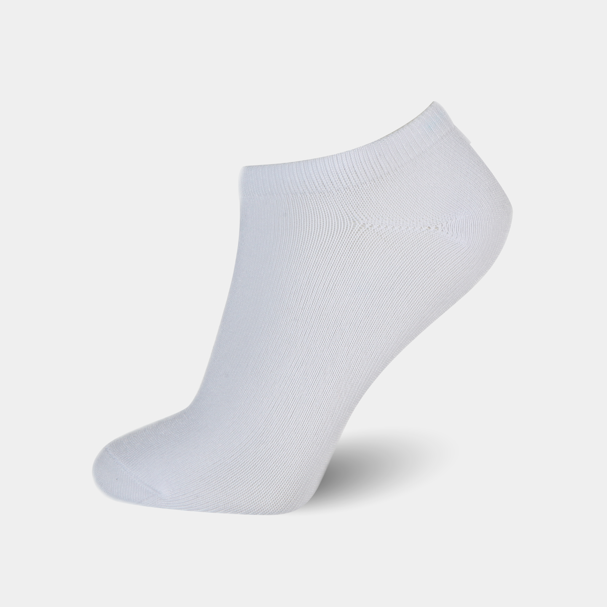 white no show sock