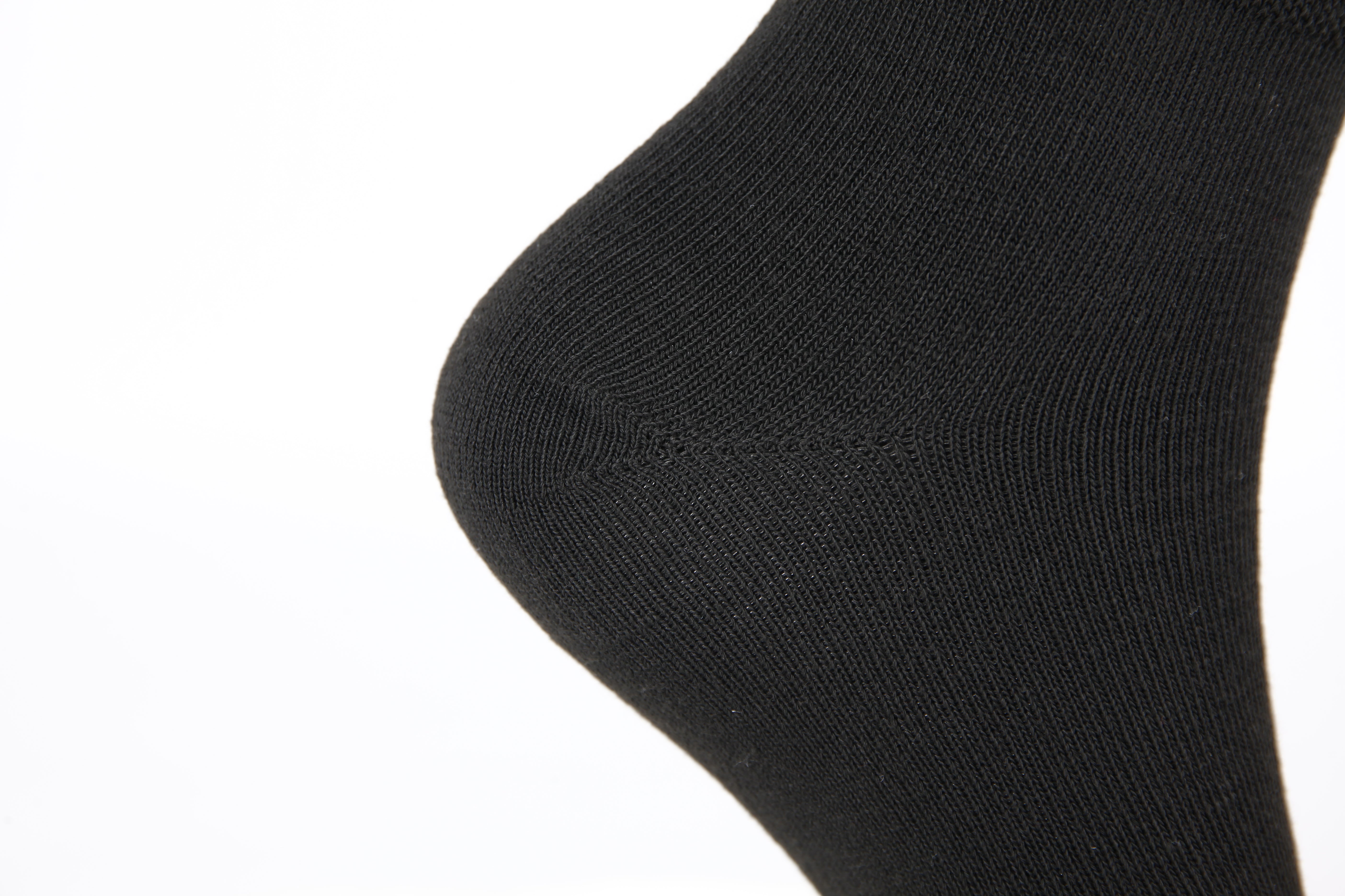 6 Pair Pack Black Ankle Socks-BLCK